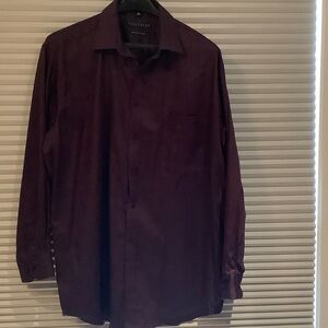Nordstrom Men's Long-Sleeve Dress Shirt - Deep Plum